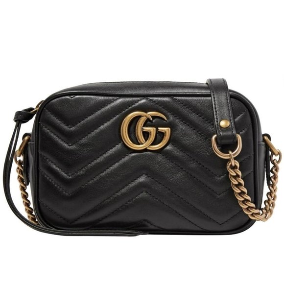 Gucci Handbags - Gucci GG Marmont Mini Camera Bag Crossbody